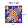 6pcs/set Mosaics Paintings 3D EVA Sticker Airplane Car Spaceship Cat Dog Animal Drawing DIY Foam Handicrafts Decoration TMZ