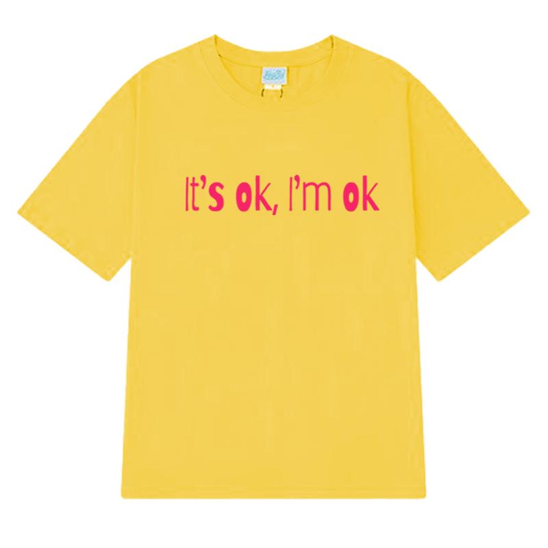 Hot Singer Tate McRae Its Ok, Im Ok Music T Shirt Men Women Fashion Y2k Short Sleeve T-shirts Unisex Oversized 100% Cotton Tops