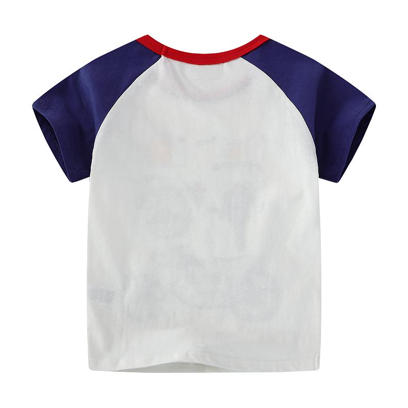 Little Maven Baby Boys 2025 Summer Children's Clothing T Shirts Cartoon Motorcycle Shirts Kids Clothes Cotton