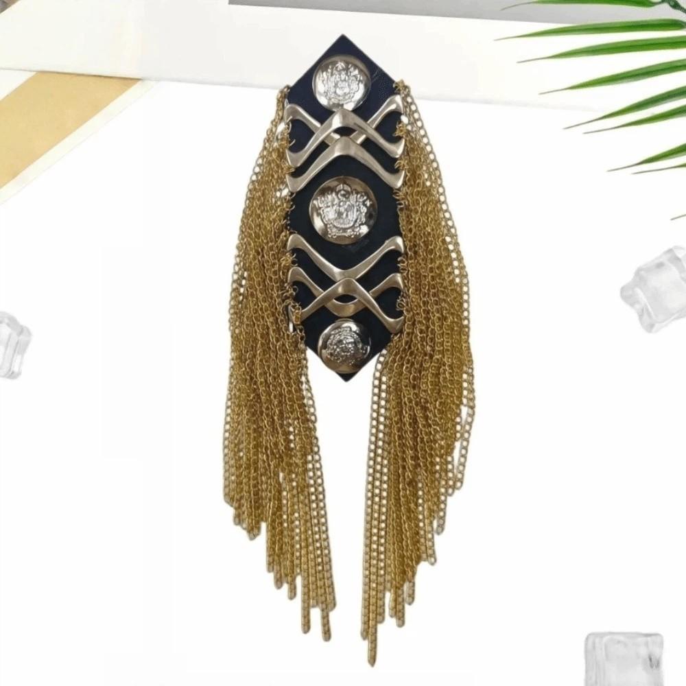Classic Shoulder Board Dynamic Visual Effects Shoulder Mark Tassel Epaulettes  Theatrical Cosplay