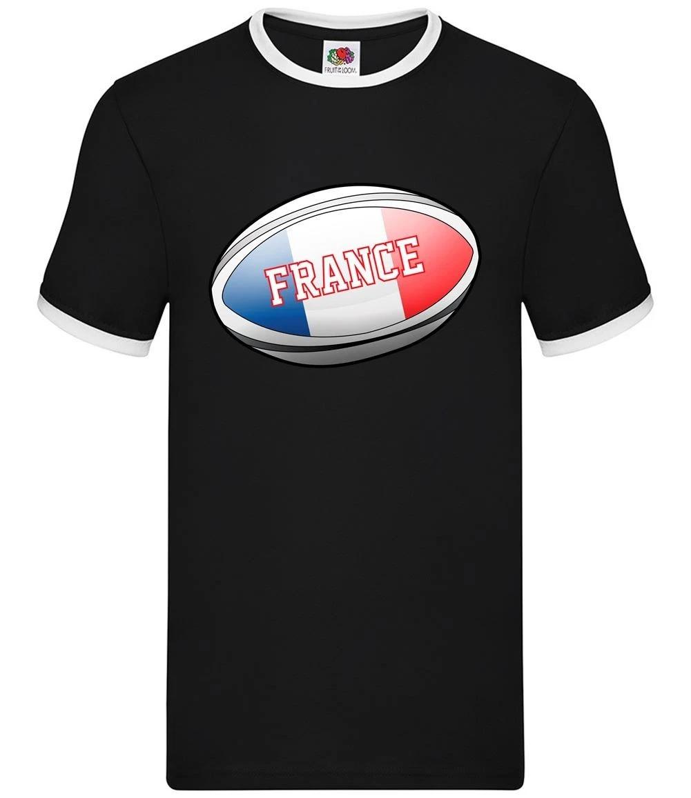 French Flag Rugby Ball - Mens Ringer - France Player Ball 6 Union XL