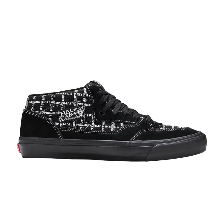 

Vans Supreme x Half Cab Pro 92 Logo Pattern - Black Unisex Sneakers VN0A3QPH2YW