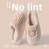 Winter Home Warmth Bag with Cotton Slippers Cute Cartoon Indoor Home Cotton Slippers