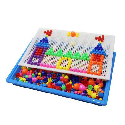 DIY Puzzle Creative Toys Creative Peg Board with 296 Pegs