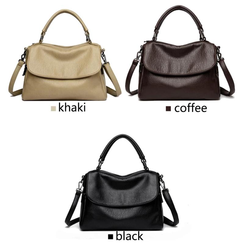 Luxus-Handtaschen Damen-Taschen Designer Hochwertige Kunstleder-Umhängetaschen für Damen 2025 Lässige Unifarbene Geldbörse und Handtaschen