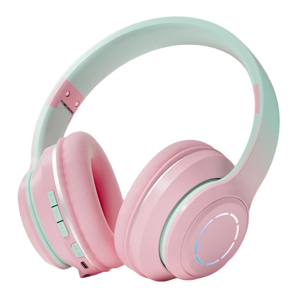 Upgraded 5.2 Bluetooth Over-ear Headphones, New High-value Design, Unisex Wireless Earbuds, No Delay, And With Backlighting.