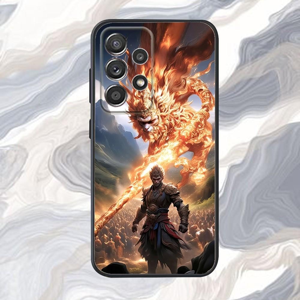 

B-Blacks M-Myths Wu-Kong Phone Case For Samsung S25,S24,S21,S22,S23,S30,Ultra,S20,Plus,Fe,Lite,Note,10,9,5G Black Cover Samsung S25ULTRA