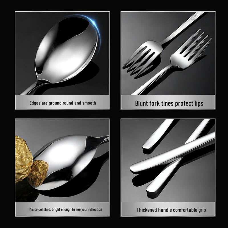 Ru Han 304 Stainless Steel Korean Style Spoon