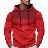 Men's Polka Dot Sporty Casual Fleece Cardigan Hoodie for Autumn/Winter