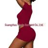Modal! Summer 2026 Women's Slim-fit High Neck Short Sleeve T-shirt and Shorts Set