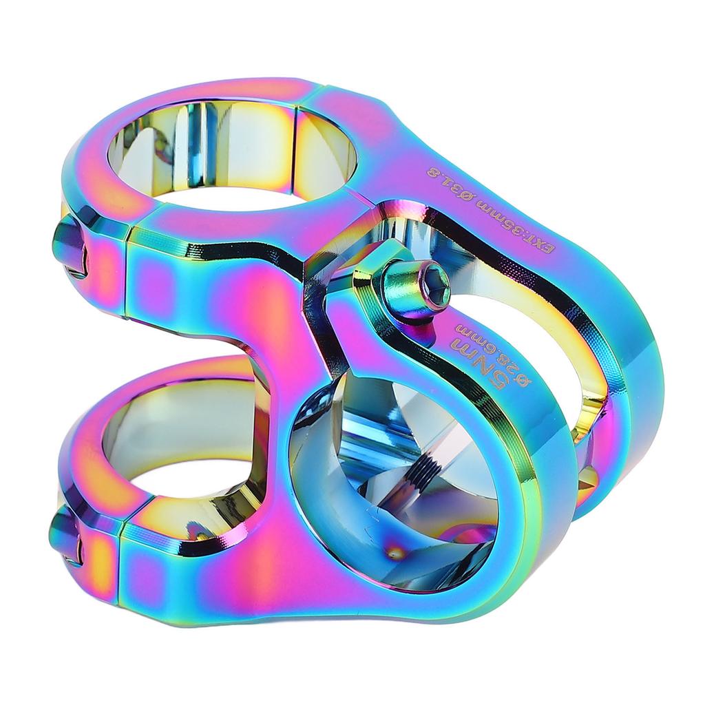 Cycle Stem Aluminum Alloy CNC Hollow Colorful Cycle Short Handlebar Stem for Mountain Cycle 31.8x35m