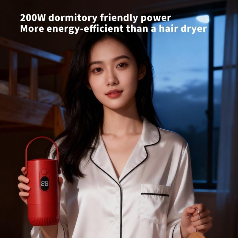 110V Portable Travel Dryer for Clothes Lightweight Electric Drying Machine Electric Portable Dryer for Apartment