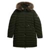Fuji Women's Coat Mid-Length Double Zip Khaki