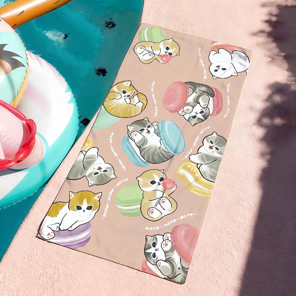

Cute M-Mofusand-Cartoon Towel Quick Dry Soft Yoga Swimming Fitness Mountain Climbing Large Beach Towels W40*H60(CM)