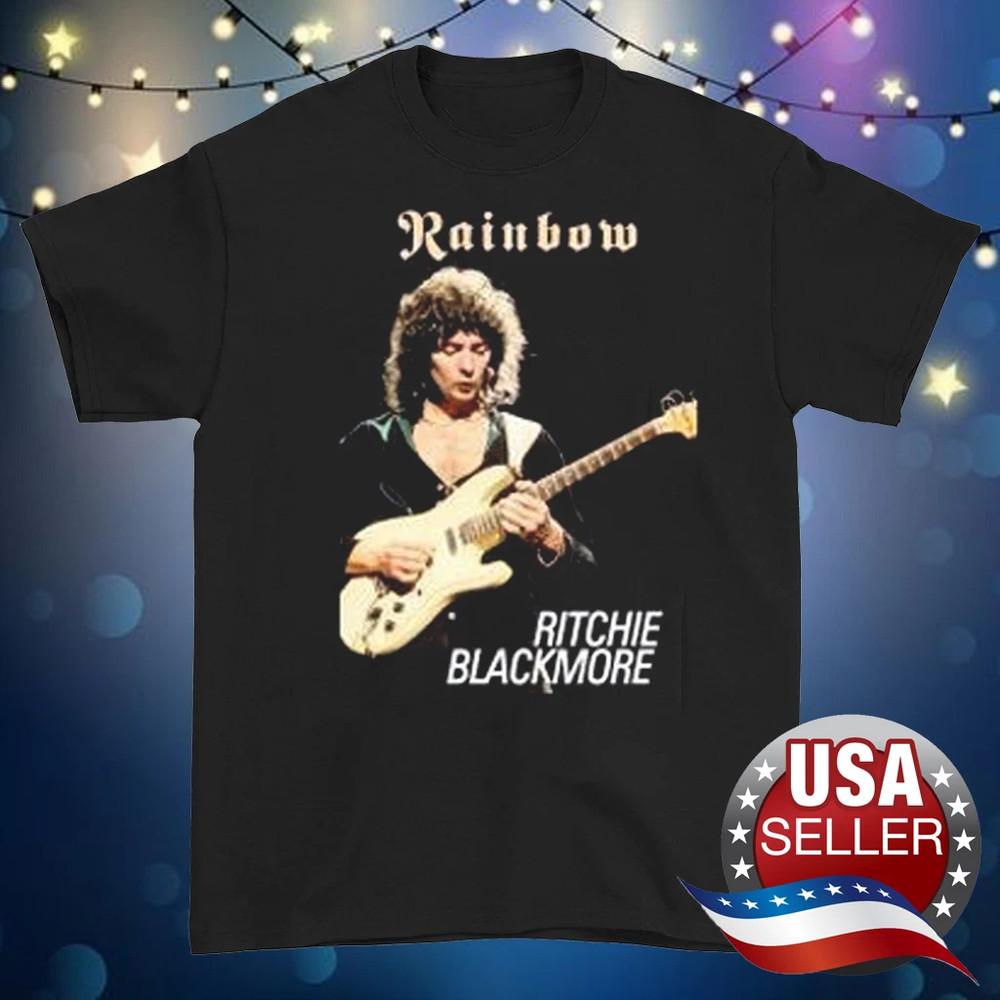 

NEW Ritchie Blackmore T-shirt Black Short Sleeve All Sizes S-5Xl DS663 Unisex T-Shirt M