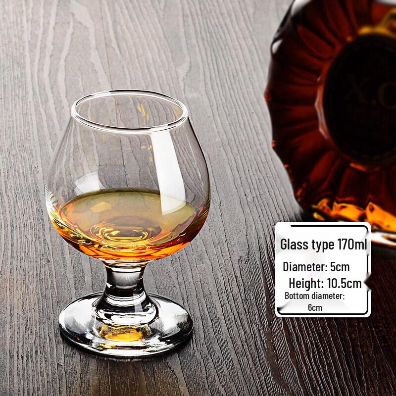 ZISIZ European Crystal Brandy & Whiskey Glass