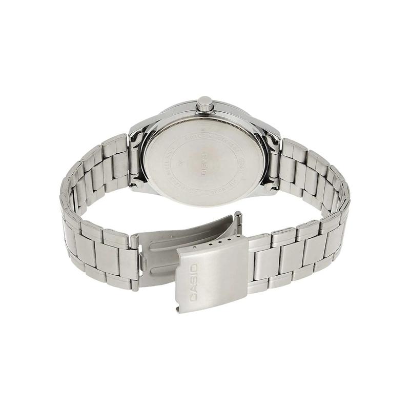 Casio STANDARD series classic simple small round watch retro business fashion quartz movement stainless steel strap Japanese and Korean MTP-V005D-7B5