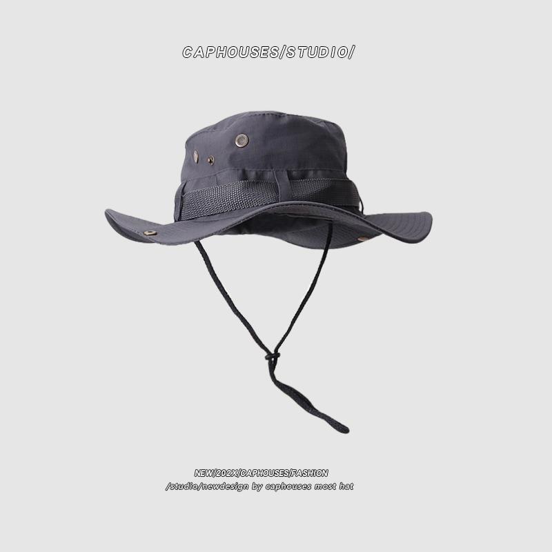 Tide brand fisherman hat men and women summer breathable sun protection outdoor camping mountaineering fishing hat western cowboy hat