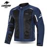 Mesh Motorcycle Riding Jacket Men Women Breathable Crash Protection Biker Gear With Reflective Stripes