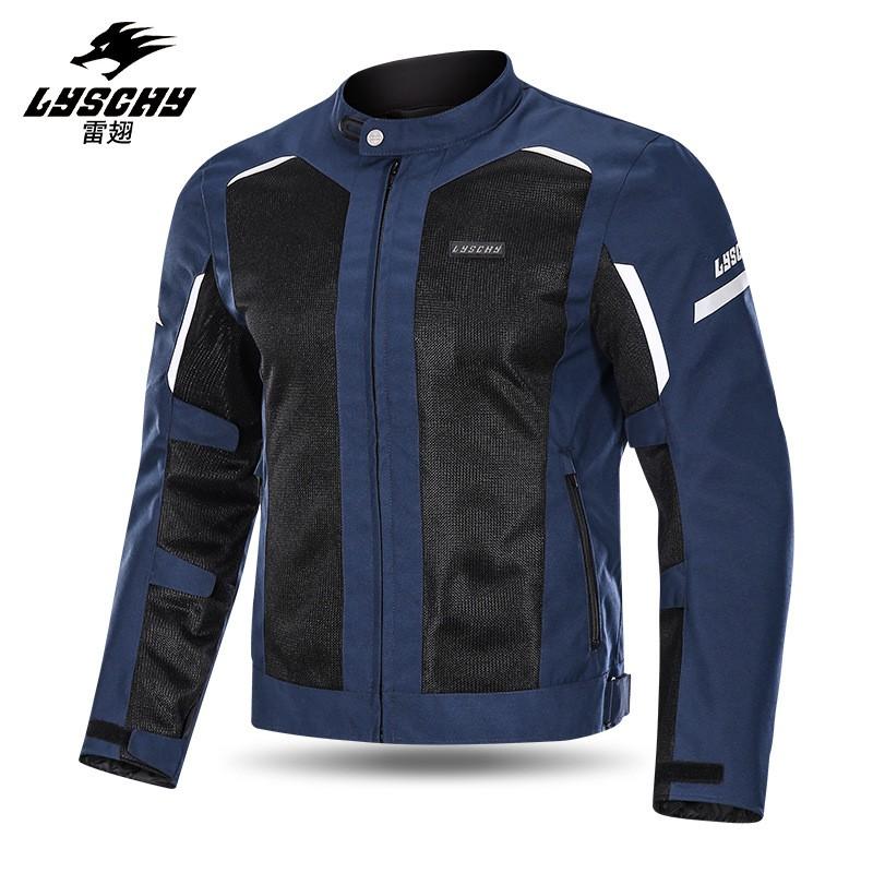 Netz Motorrad Fahrjacke Herren Damen Atmungsaktiv Aufprallschutz Biker Ausrüstung Mit Reflektierenden Streifen