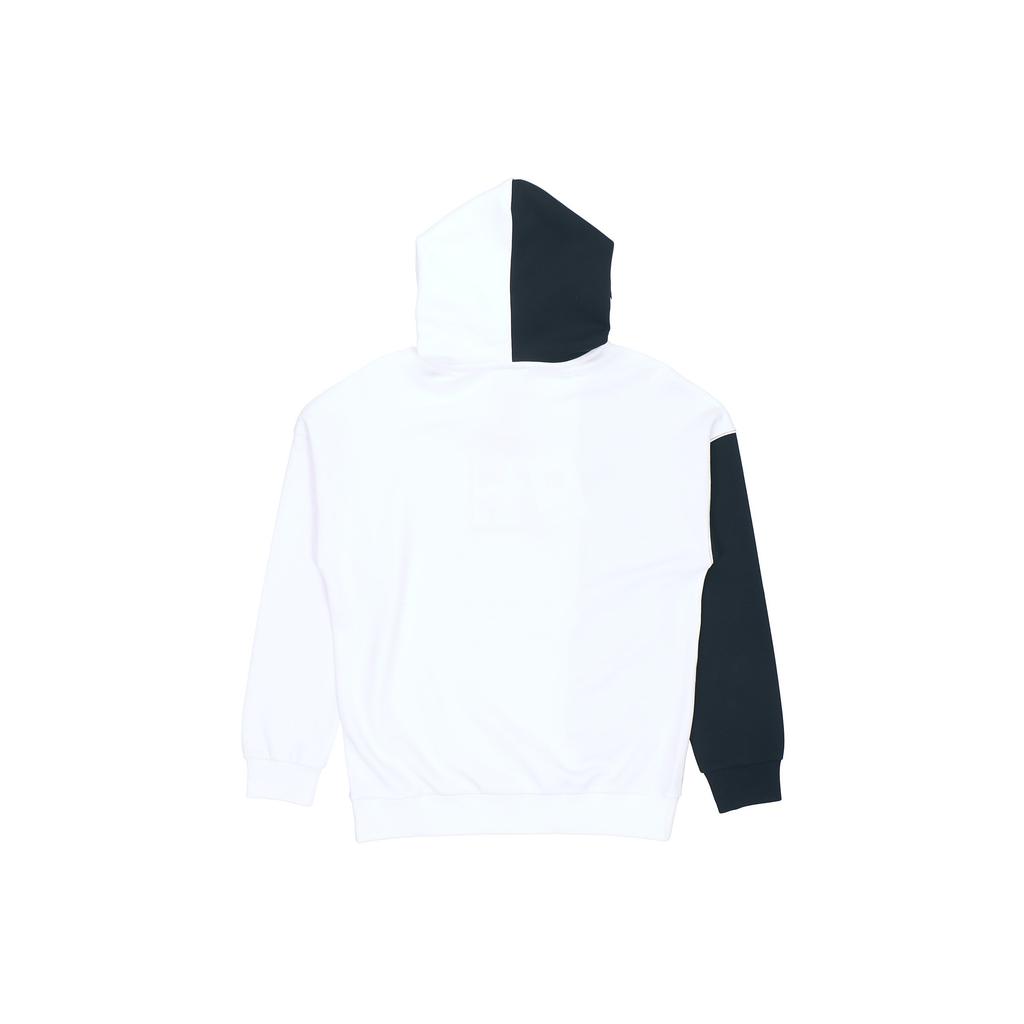 Li-Ning Paris Fashion Week Yin Yang Patchwork Pullover Hoodie Men Tops Black White AWDNB95-2