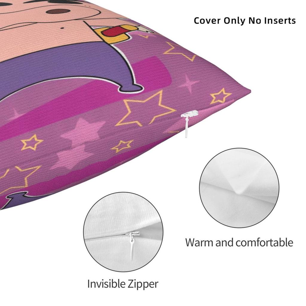 Buriburizaemon Pillowcases Accessories Printing Cushion Cover Anime Cartoon Pillow Covers Home Decorations Square Multiple Sizes