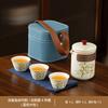The whole set of tea sets, kung fu teacups, ceramic high-end gift boxes, gift-giving opening New Year's gifts