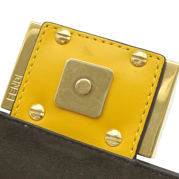 FENDI 8BS039 Flat Baguette Mini2WAY bag leather Array