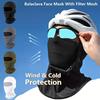 Ice Silk Sunscreen Full Face Mask Outdoor Fishing Motorcycle Windproof UV Protective Mask Black Balaclava Mask