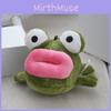 Green Frog Stuffed Animal Keyring With Soft Short Plush For Kids Gift