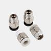 PC Pneumatic Quick Connect Threaded Straight Fitting