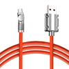 120W Zinc Alloy 180° Rotatable Type-C Super Fast Charging Data Cable, 6A