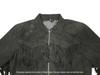 Fringed Motorcycle Leather Designer Suede Lambskin Black Handmade Jacket Men