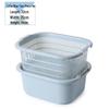 JINGRUIXIANG Kitchen Sink Draining Basket & Colander Set