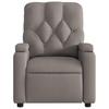 Massage Chair Taupe Fabric