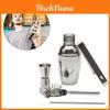 Luxuriöses Cocktail-Shaker-Set aus Edelstahl mit Weinsieb und Eiszange 550ml