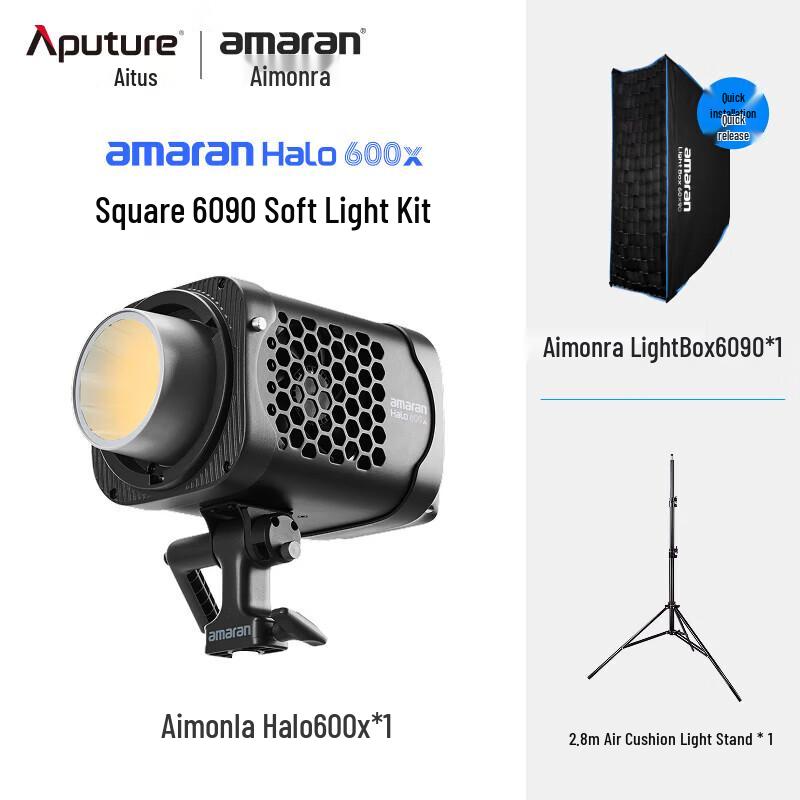 Aputure amaran Halo 600x Bi-Color 600W COB LED Video Light Halo 600x Bi-Color