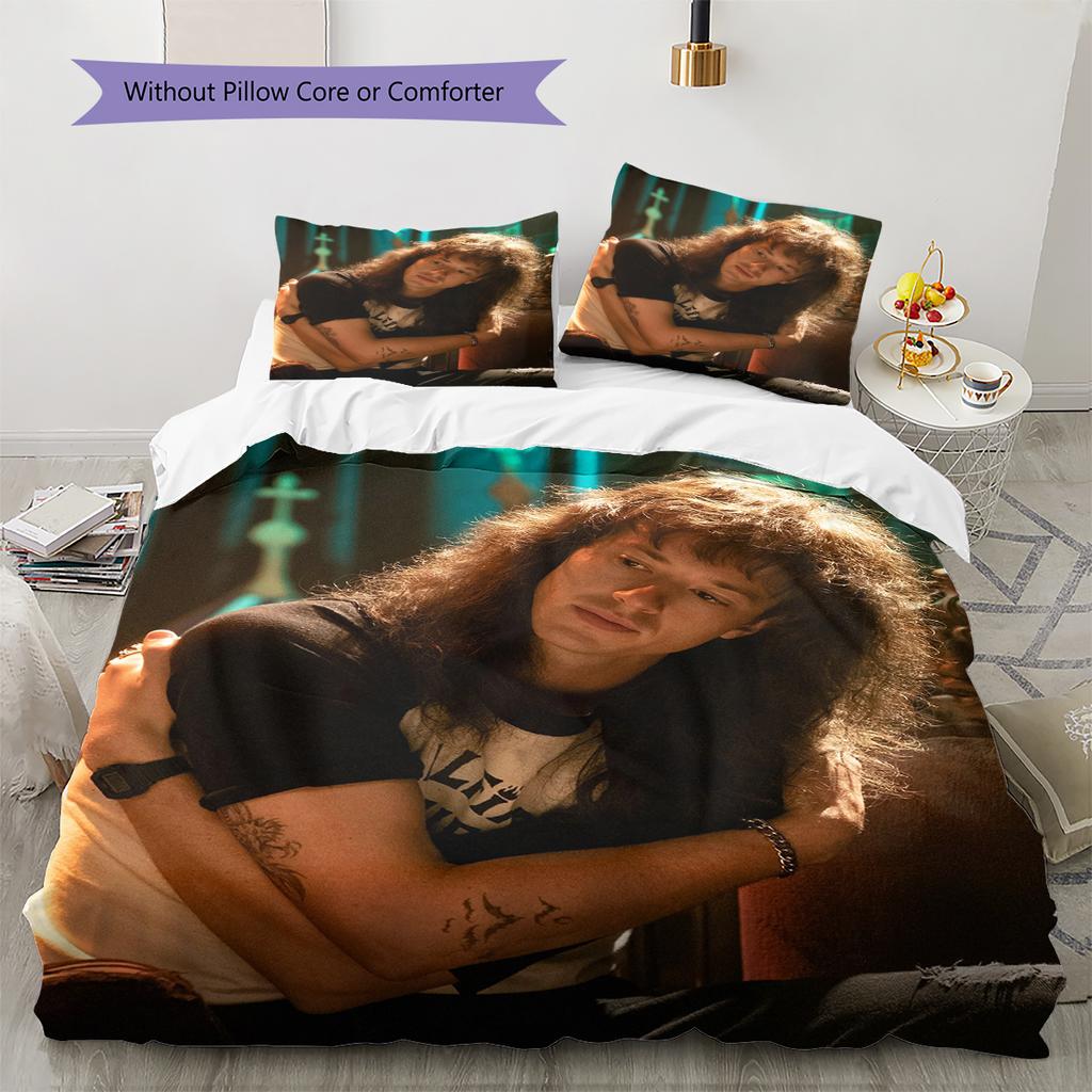 Cartoon Pattern Bedding Quilt Set Quilt Cover Pillowcase Home Decoration Birthday Gift (1 * duvet cover + 2 * pillowcase, without core)