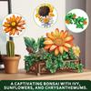 Flower Botanical Bonsai Building Set 924pcs Gift for Home Decor, Adults and Kids Sunflower Chrysanthemum