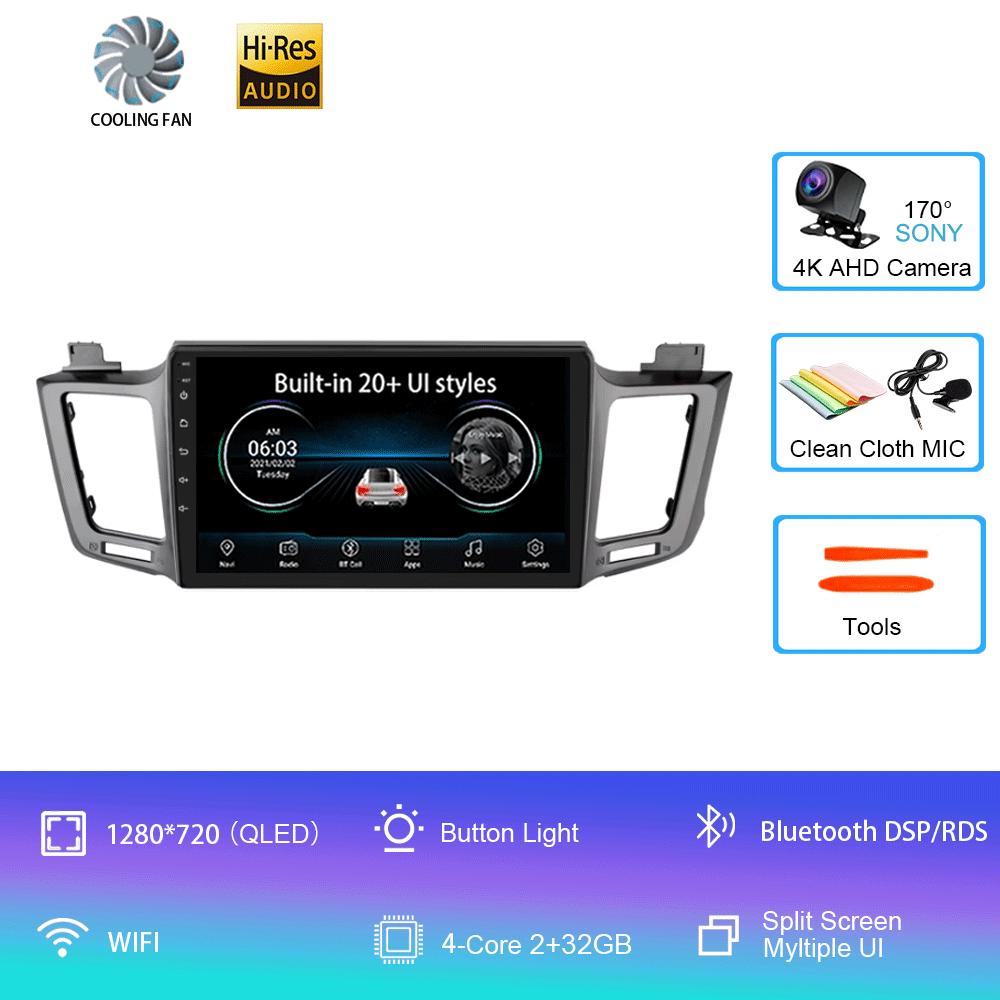 

Android 14 для Toyota RAV4 RAV 4 2012-2018 автомобильный радиоприемник мультимедиа видеоплеер год QLED DSP GPS SIM 4G навигация аудио 2din CHINA