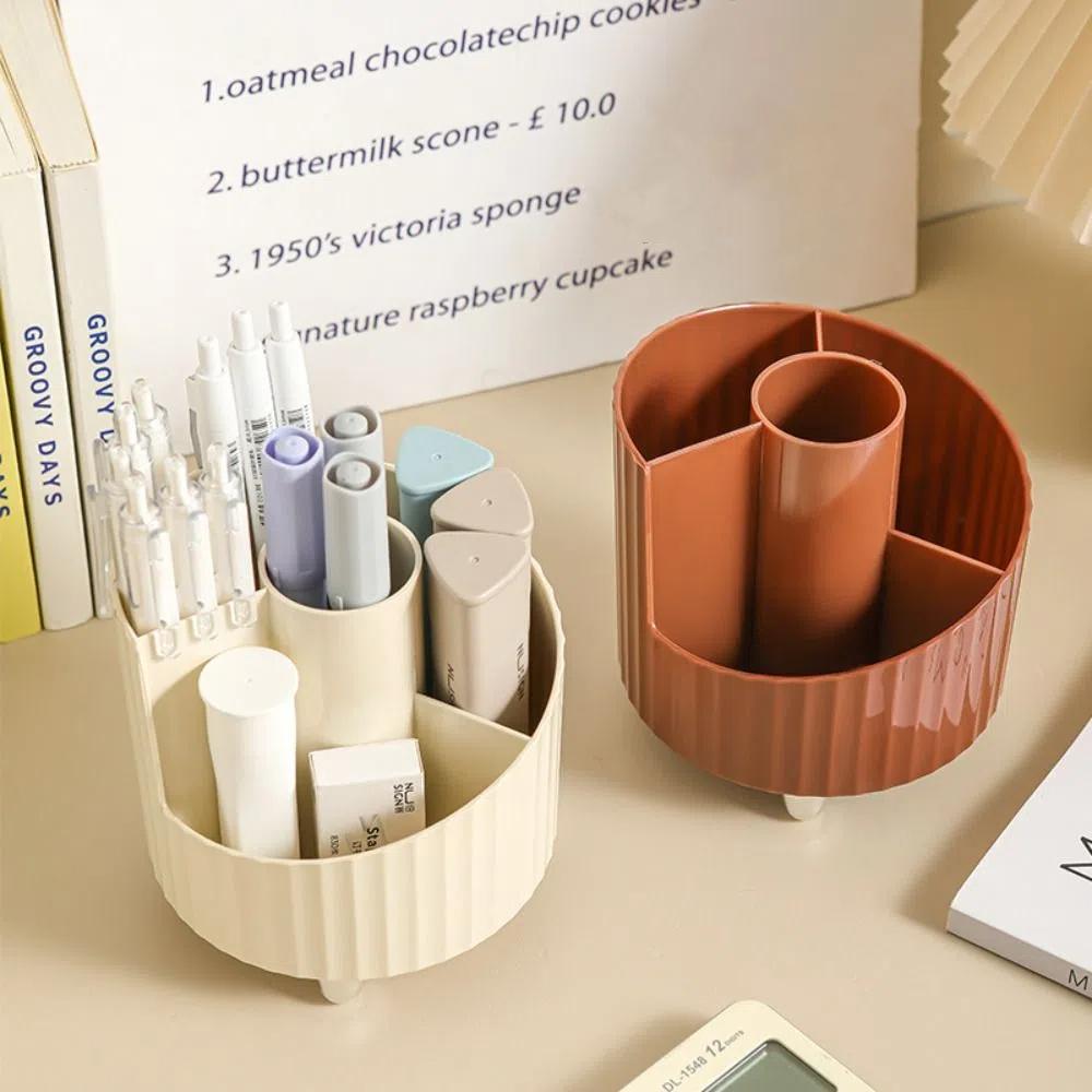 Multi-function Makeup Brushes Holder Simple Stationery Organizer Ins Pen Storage Box  Stand