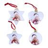 Shape DIY Crafts Home Decor Christmas Tree Ornaments Photo Frame New Year Gifts Transparent Ball