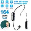 2 in 1 Headset Microphone 2.4G Voice Amplifier Mic Wireless Microphone  Fitness Instructors