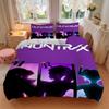 3pcs bedding set K-Pop Demon Hunters Includes 1 Comforter + 2 Pillowcases, Without Pillow Inserts, Soft Comfortable,a0909208