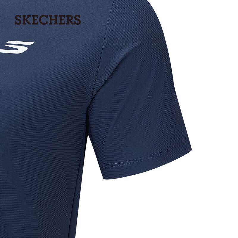 Skechers Men's Knitted Short Sleeve Polo Shirt