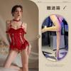 Sexy Underwear, Sexy Lace, Transparent Small Breasts Gather and Show Big, Pure Desire To Open the File