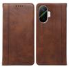 For Xiaomi Redmi Turbo 4 Pro 5G/Poco F7 5G Case Hidden Magnetic Closure Calf Texture Leather Phone Cover