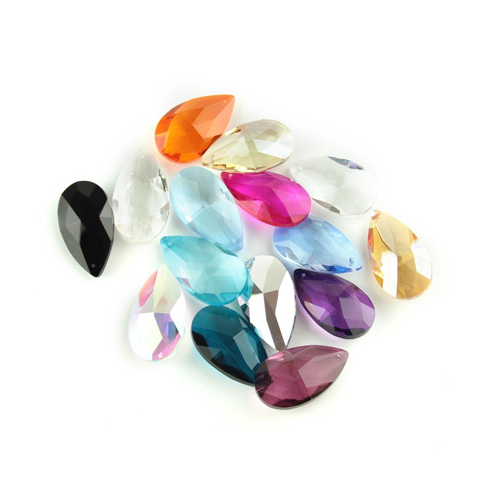 50Mm Tear Drop Crystal Lighting Pendants Glass Ceiling Chandeleir Parts Beads Garland Strand Accessories Wedding Party Decor