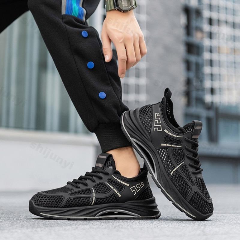 Fashion Men's Fashion Niche Designed Casual Sports Shoes 2025 New Spring Mesh Breathable Comfortable Versatile Low Top Platform sneakers