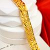 Luxury 24K 9999 Pure Gold real gold Plum Blossom Women's Bracelet Women's Fashion All-match Bracelet